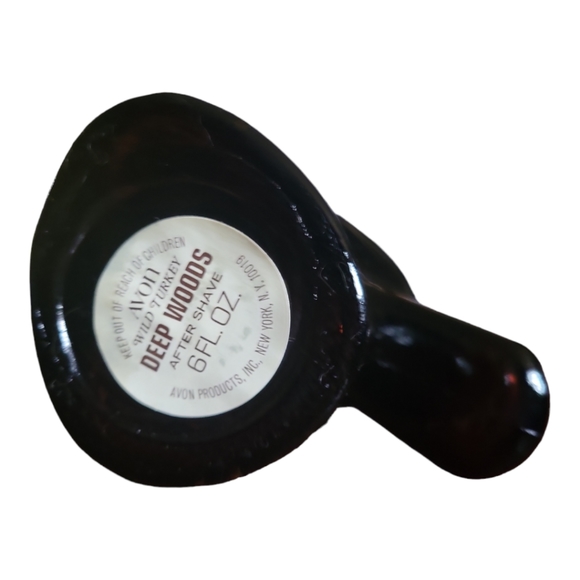 Vtg Avon WILD TURKEY 6 oz Wild Country After Shave Decanter Amber Bottle - Picture 6 of 7